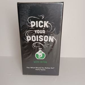 Pick Your Poison Party Game - NSFW Edition Brand New SealedPick Your Poison Game